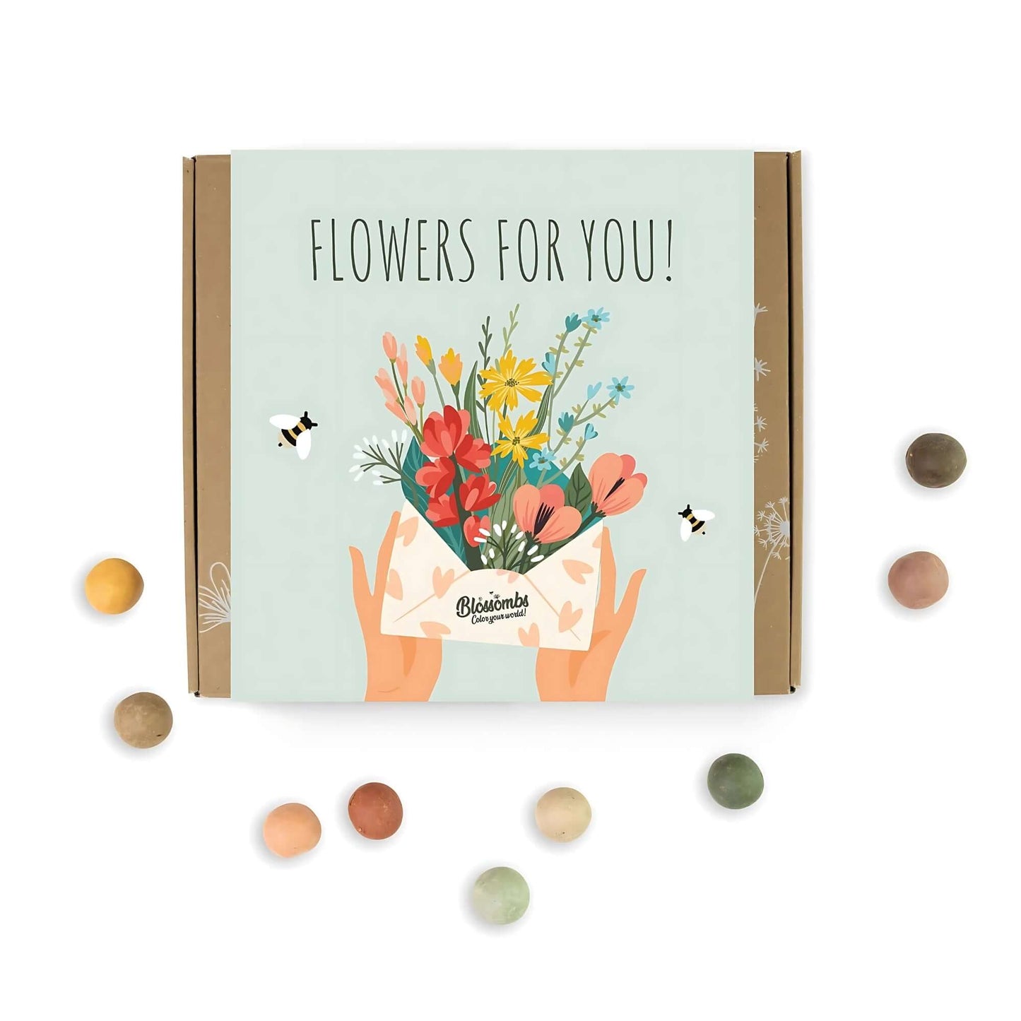 Blossombs Wildflower Seed Ball Box - 9 Balls