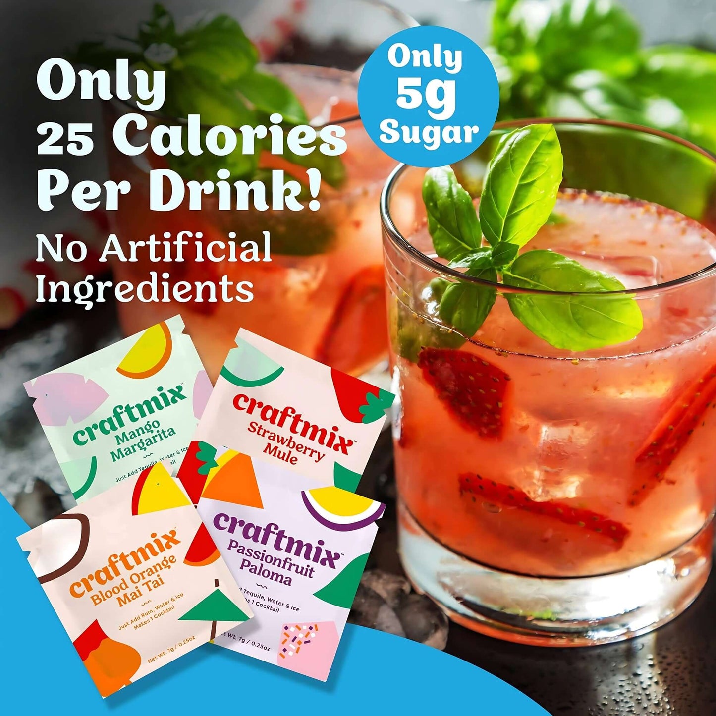 Craftmix 5PM Happy Hour Kit - For Cocktails / Mocktails