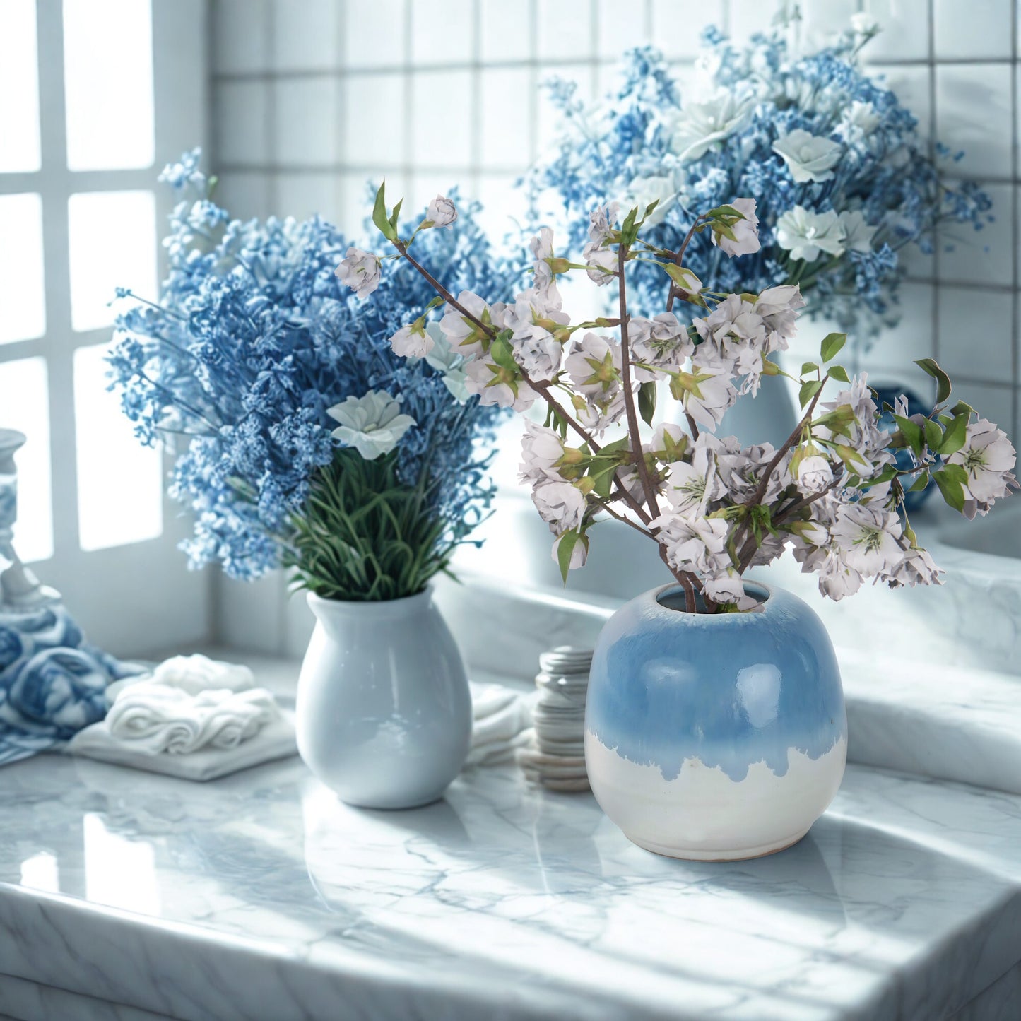 Vase - Mini Drip Glaze - Fair Trade