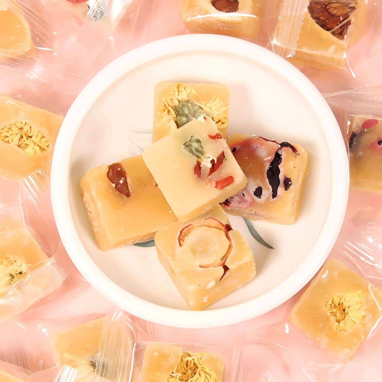 Flowers & Fruit Honey Sugar Cubes