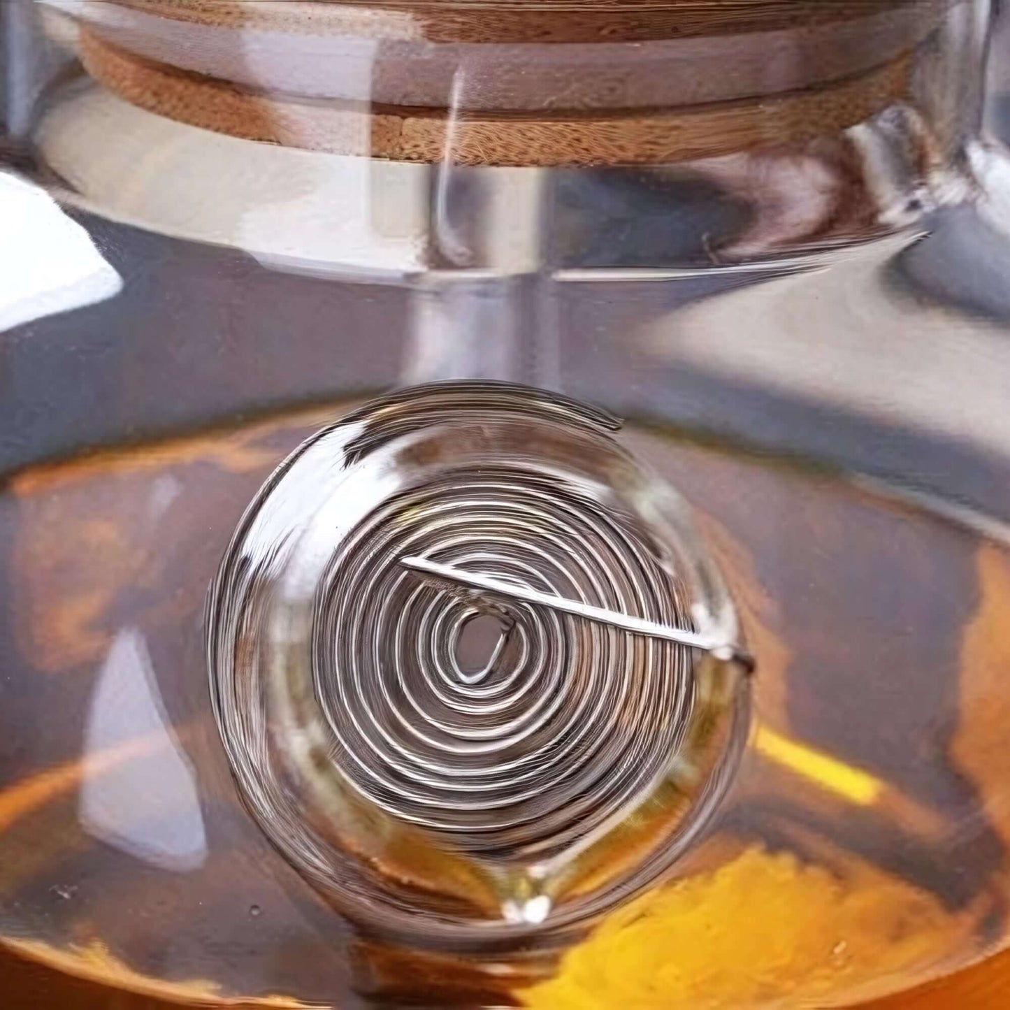 Glass Kettle With Filter & Bamboo Lid 54 0z