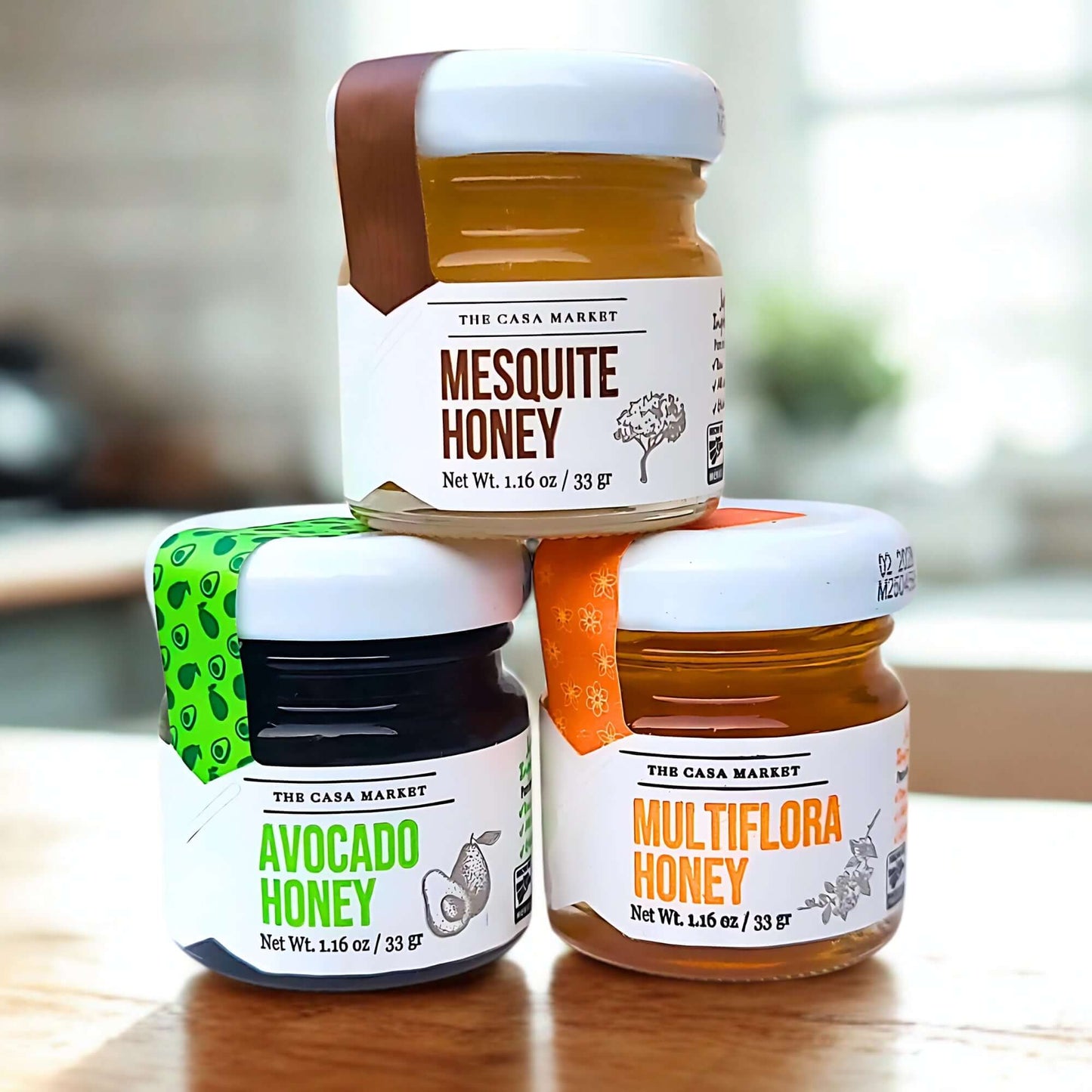 Mini Honey Trio - Mesquite, Avocado, & Wildflower