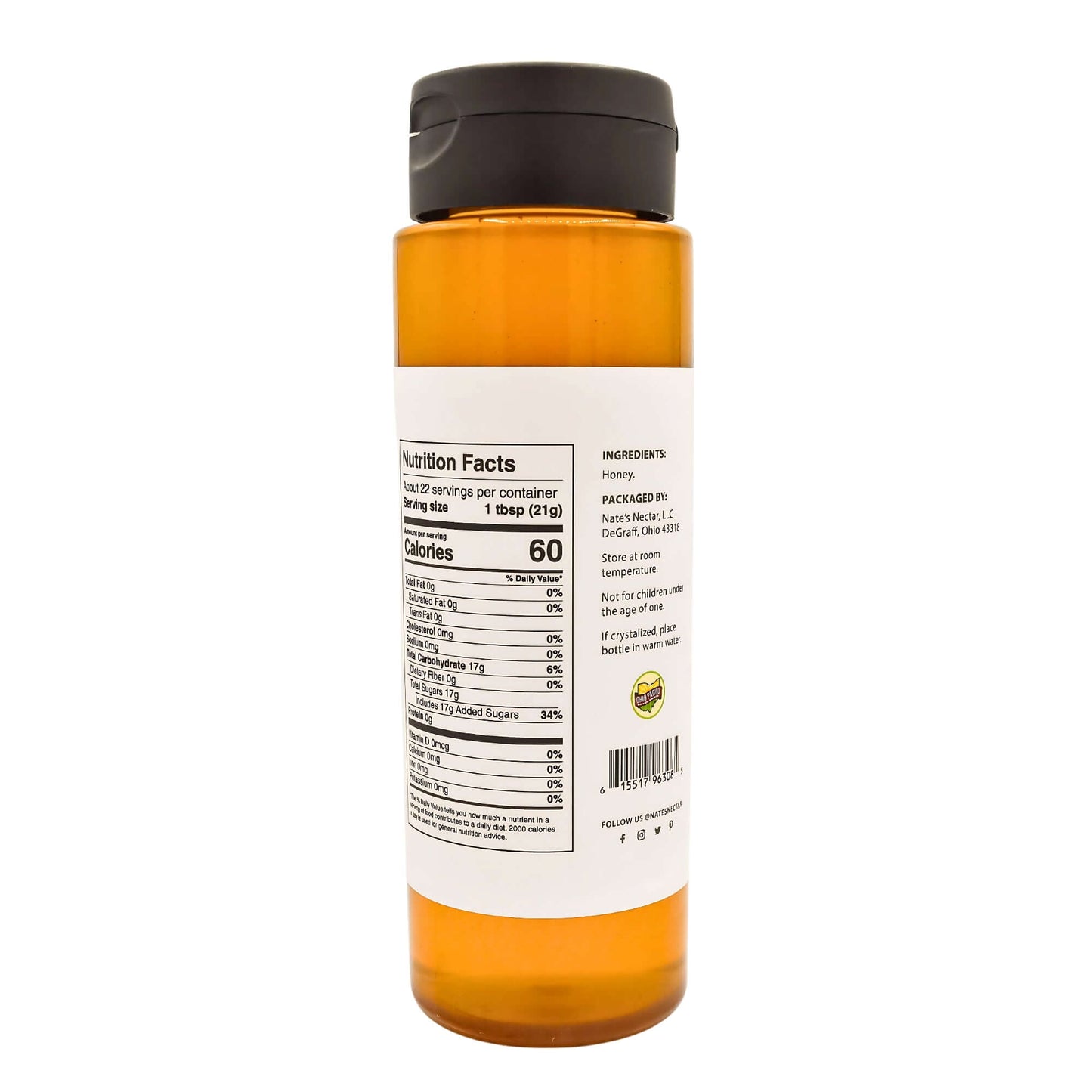 Natural Raw Honey - Nate's Nectar