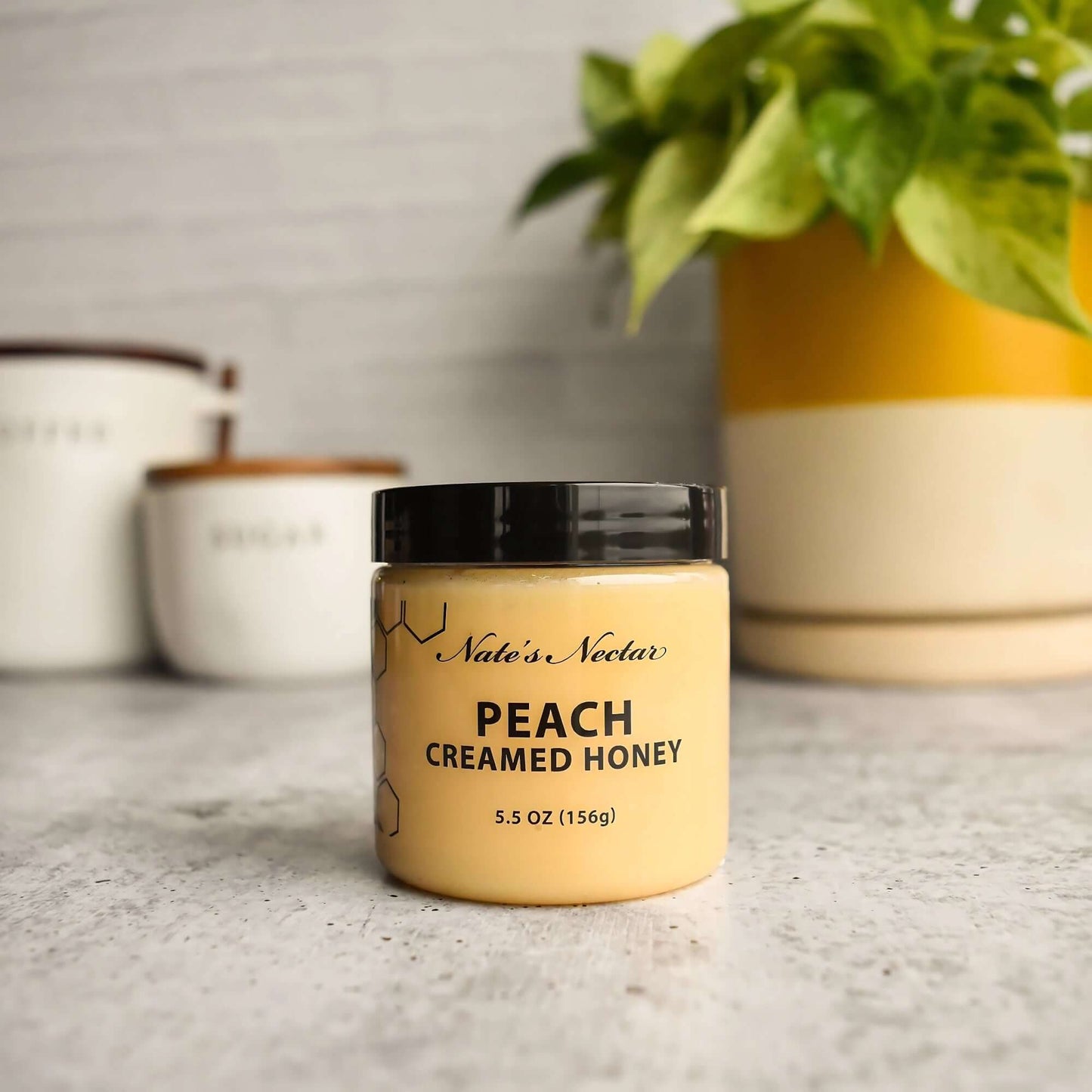 Nate's Nectar Peach Creamed Honey