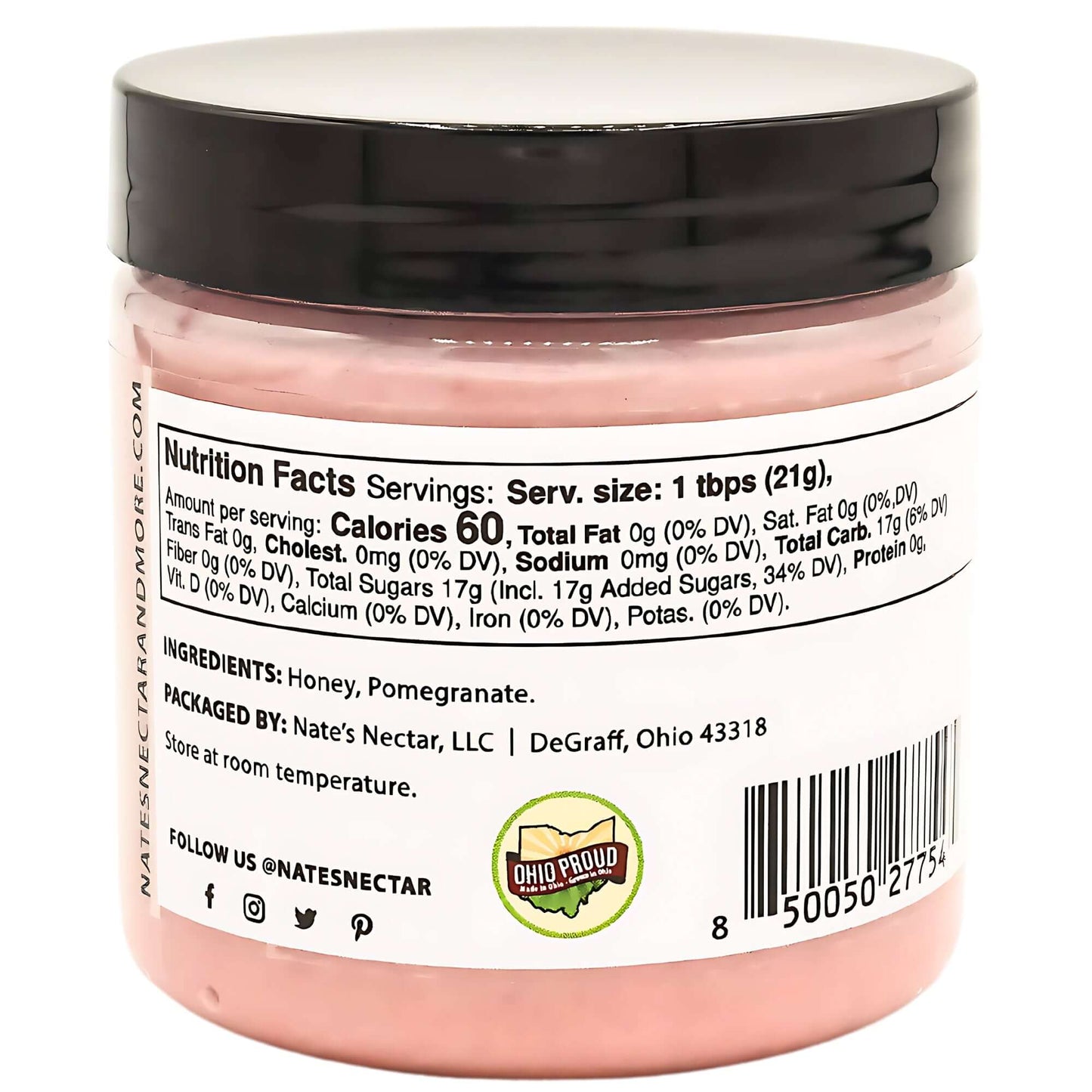 Nate's Nectar Pomegranate Creamed Honey