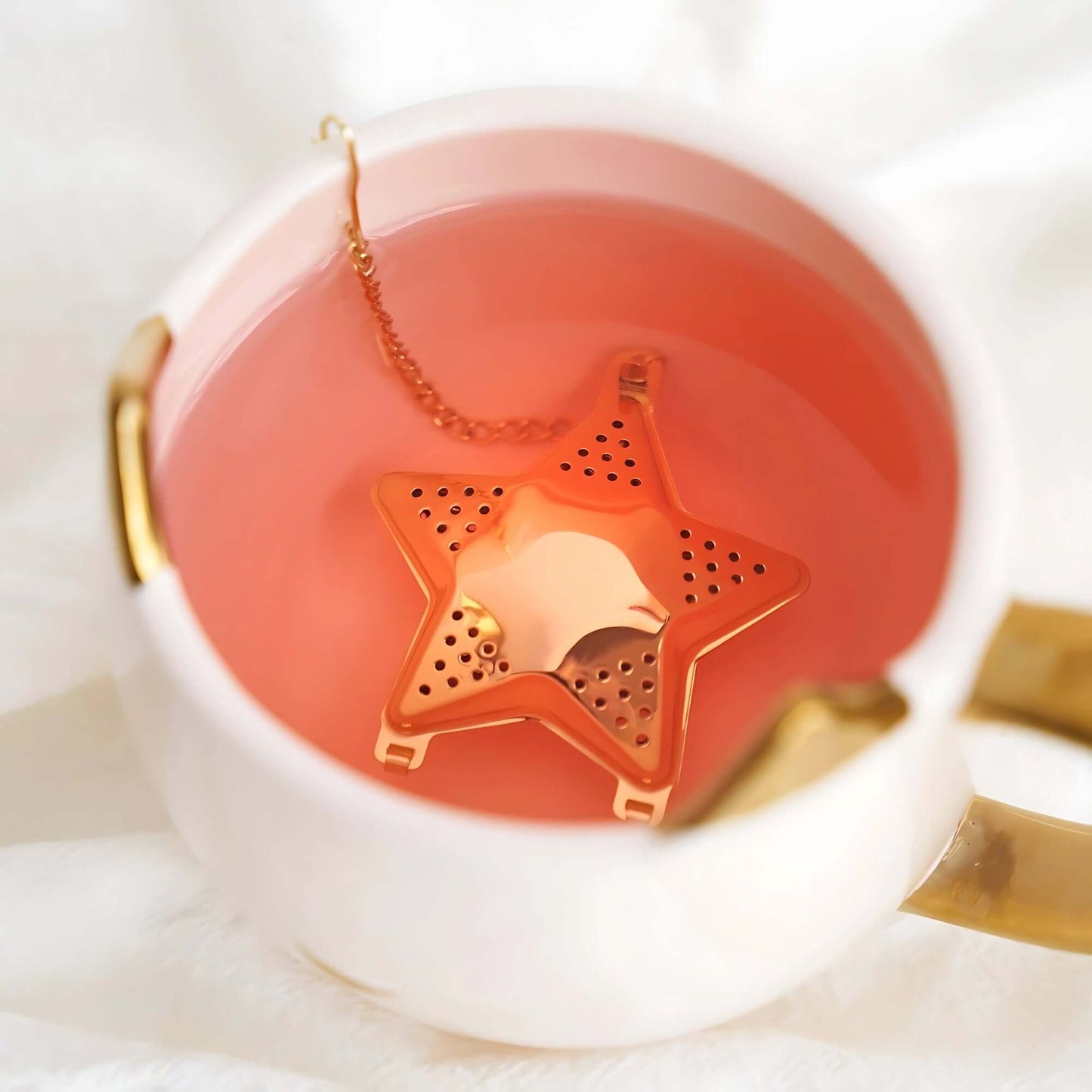 Infuser For Loose Leaf Tea - Gold Star