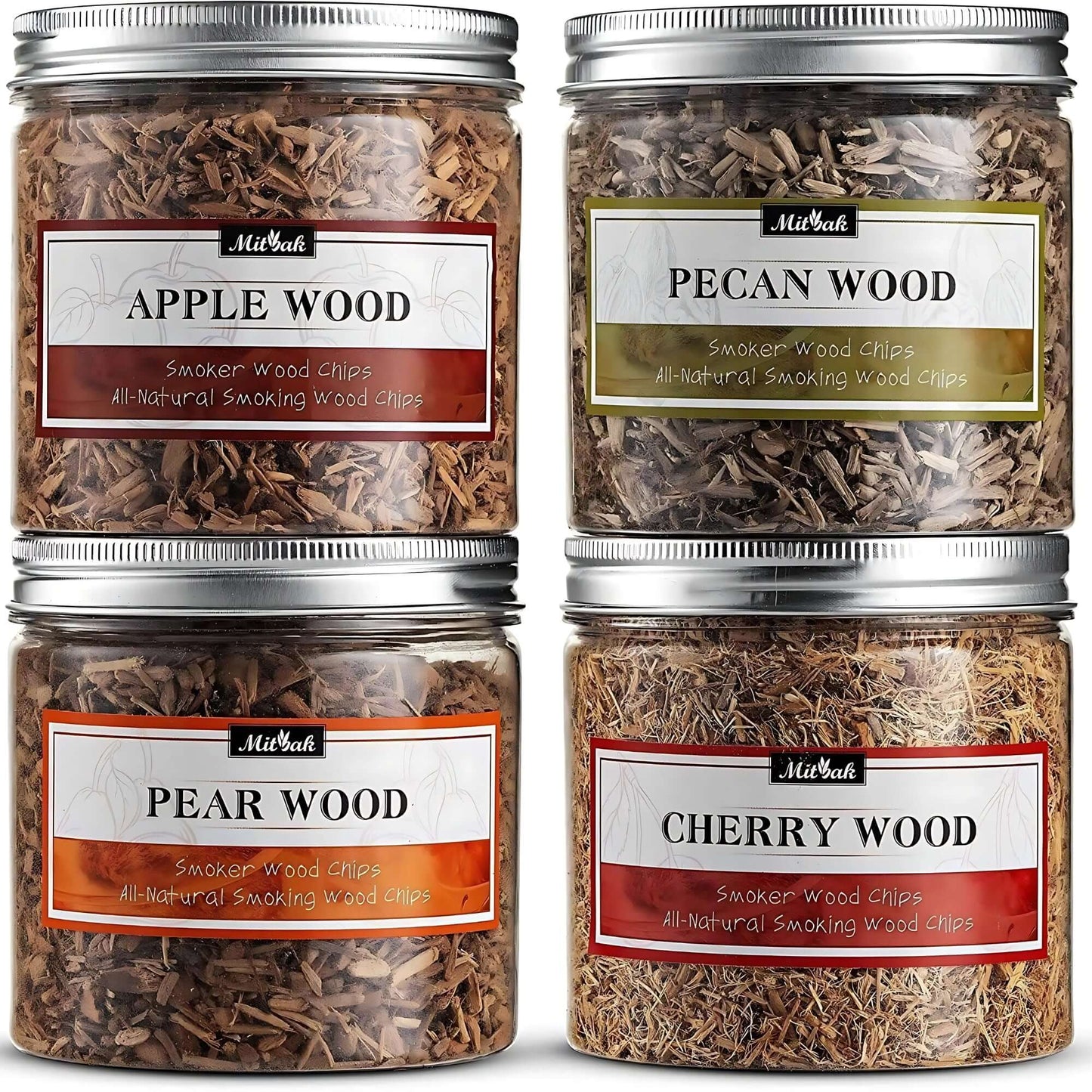 Wood Chips for Smoking Gun - 4 Pack