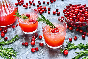 Time to Split Cranberry Rosemary Sparkler