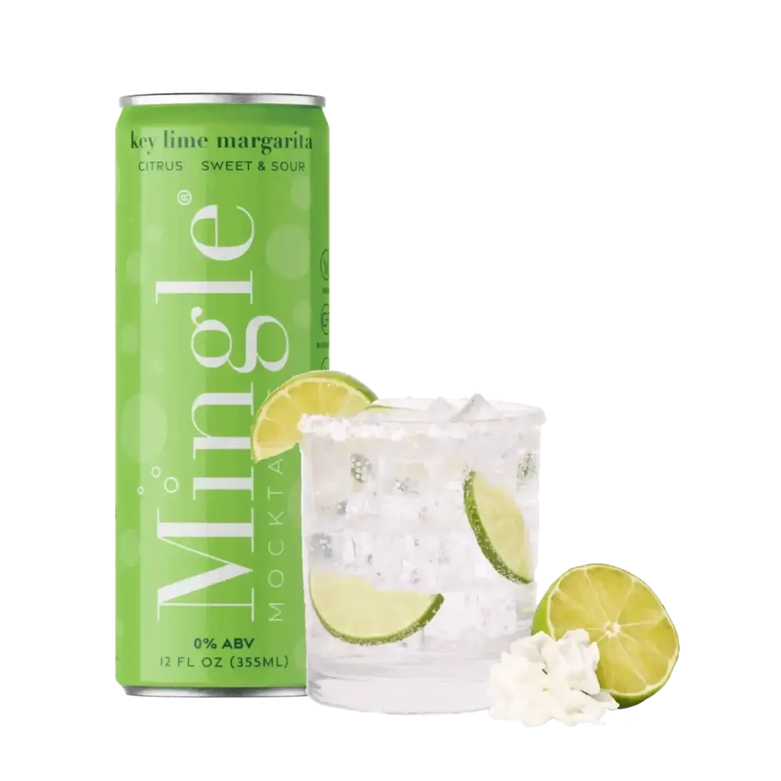 Key Lime Margarita Mocktail - Mingle