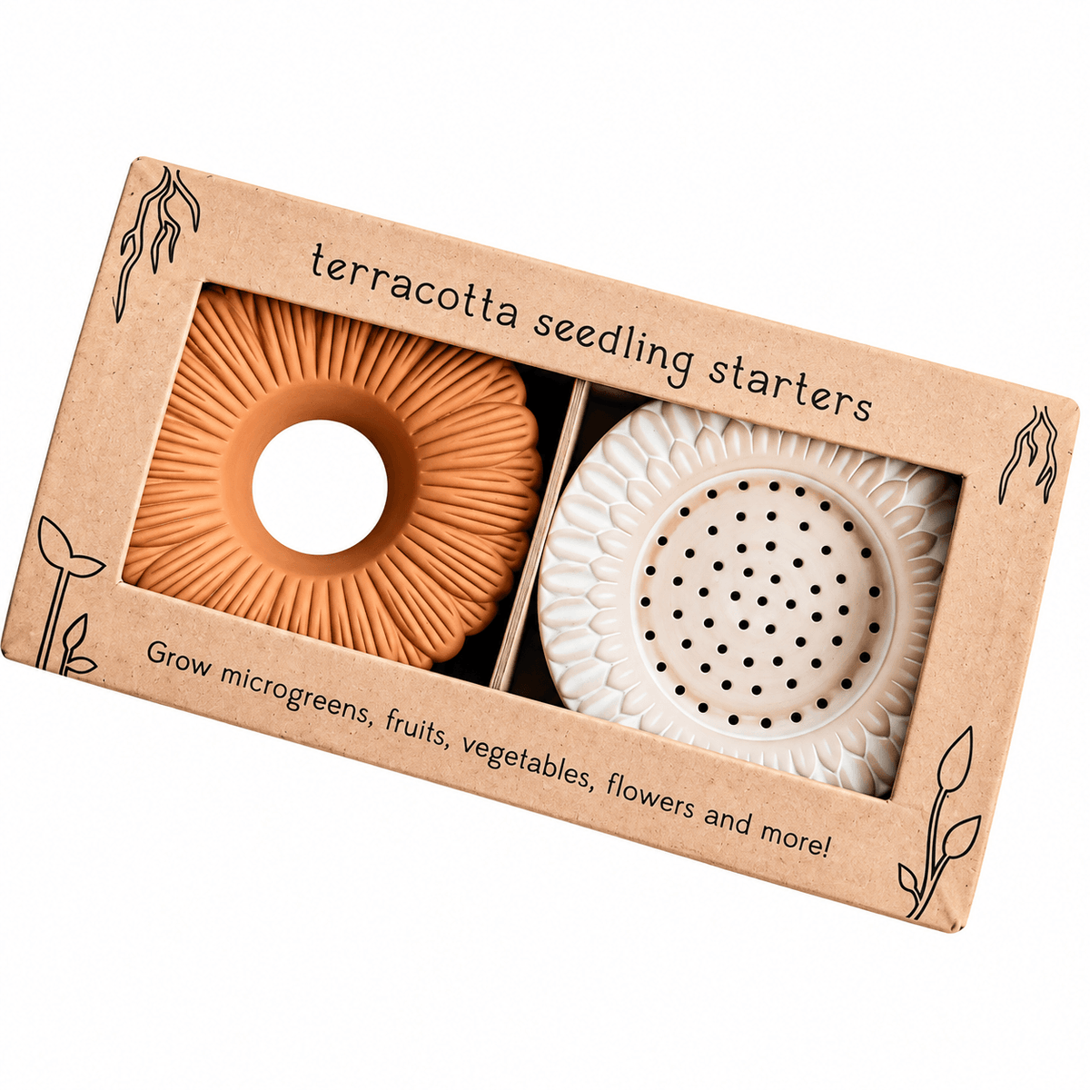 Floral Seed Sprouter Set - Fair Trade Bija Sprouter