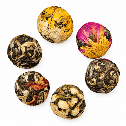 Blooming White Tea with Fruit & Flowers - 6 Varieties