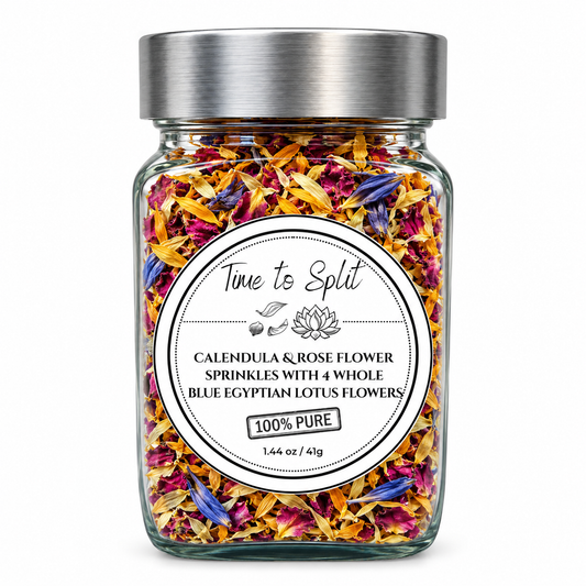 Calendula & Rose Sprinkles with Lotus Flowers