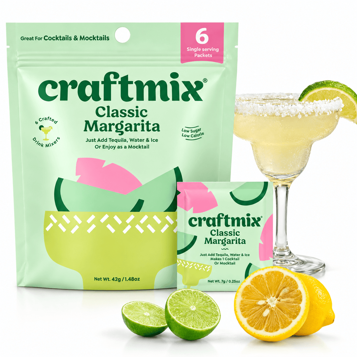Classic Margarita Cocktail Mixer - Craftmix 6-Pack