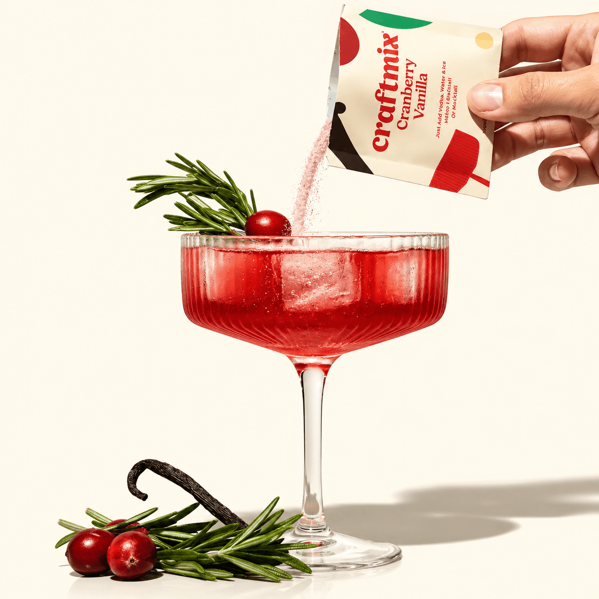 Cranberry Vanilla Cocktail Mixer - Craftmix