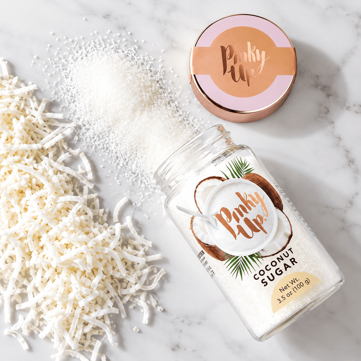 Coconut Flavored Sugar - Pinky Up Granulated Sugar