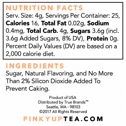 Sugar - Flavored Granulated Trio - Pinky Up