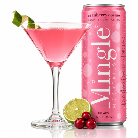 Cranberry Cosmo Mocktail - Mingle