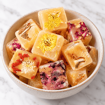 Floral Fruit Sugar Cubes - Flowers & Fruit