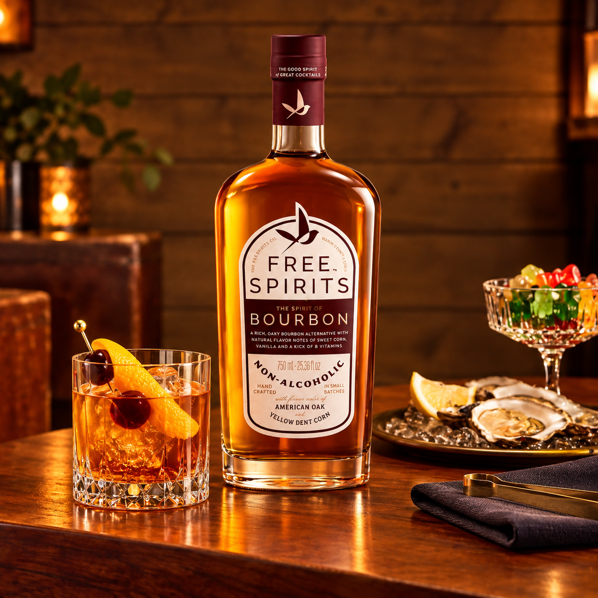 Free Spirits Bourbon & 1806 Old Fashioned Mixer Duo