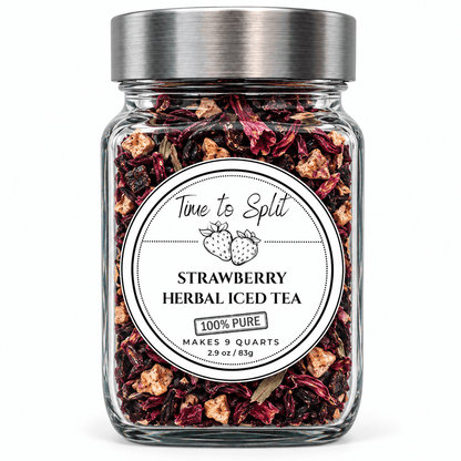 Strawberry Loose Leaf Iced Tea - Fruity Tea Blend