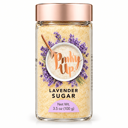 Lavender Flavored Sugar - Pinky Up Granulated Sugar