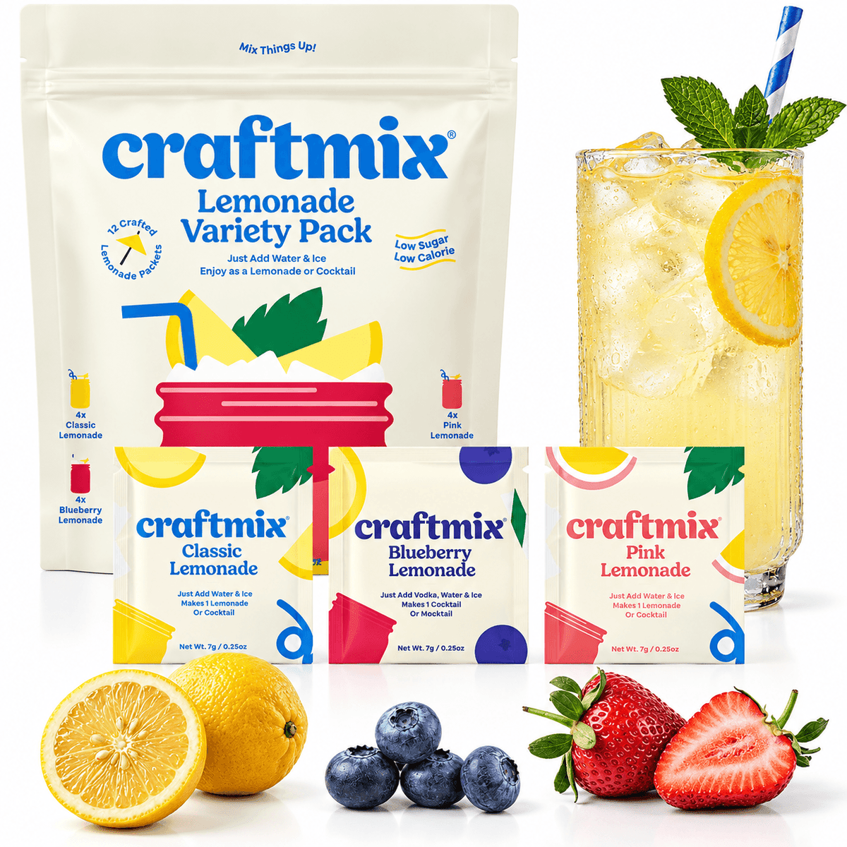 Lemonade Cocktail Mixer Variety Pack - Craftmix