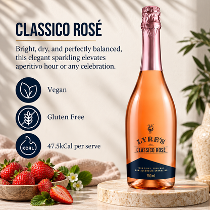 Non-Alcoholic Sparkling Wine - Lyre’s Classico Rosé