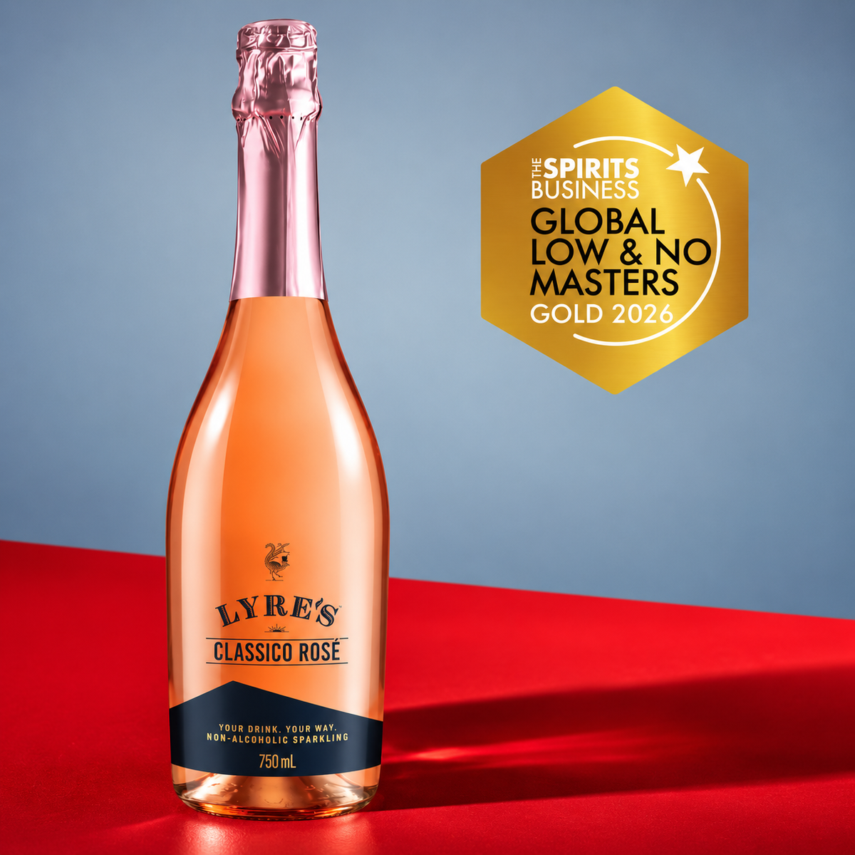 Non-Alcoholic Sparkling Wine - Lyre’s Classico Rosé