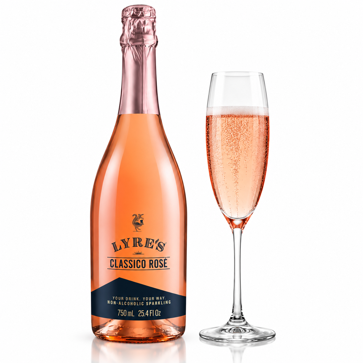 Non-Alcoholic Sparkling Wine - Lyre’s Classico Rosé