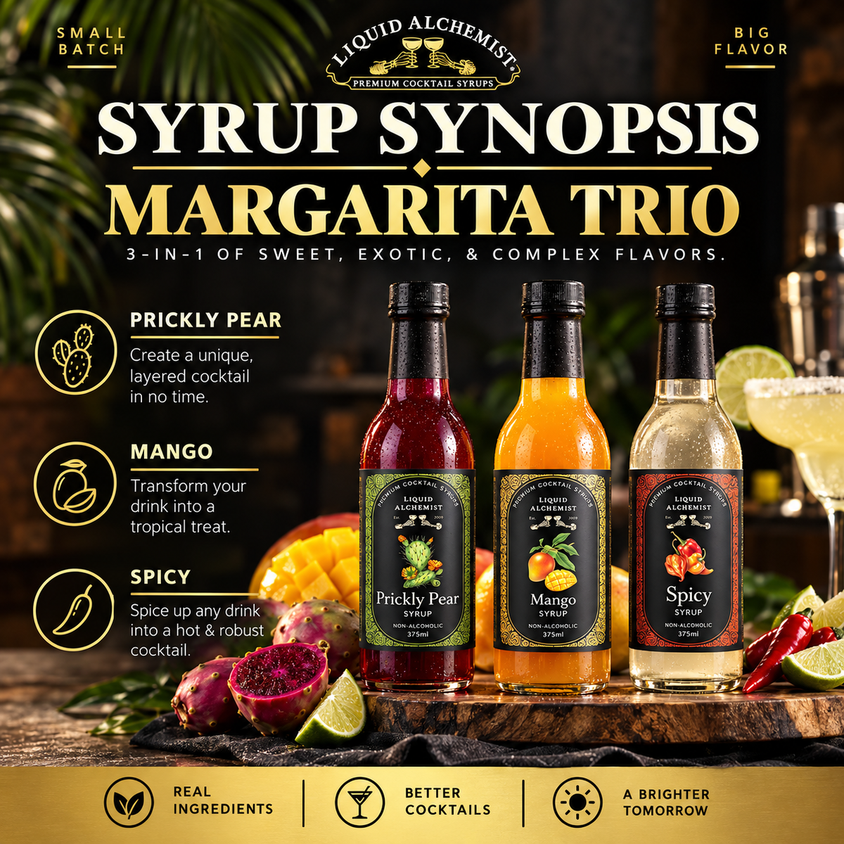 Margarita Syrup Trio - Liquid Alchemist