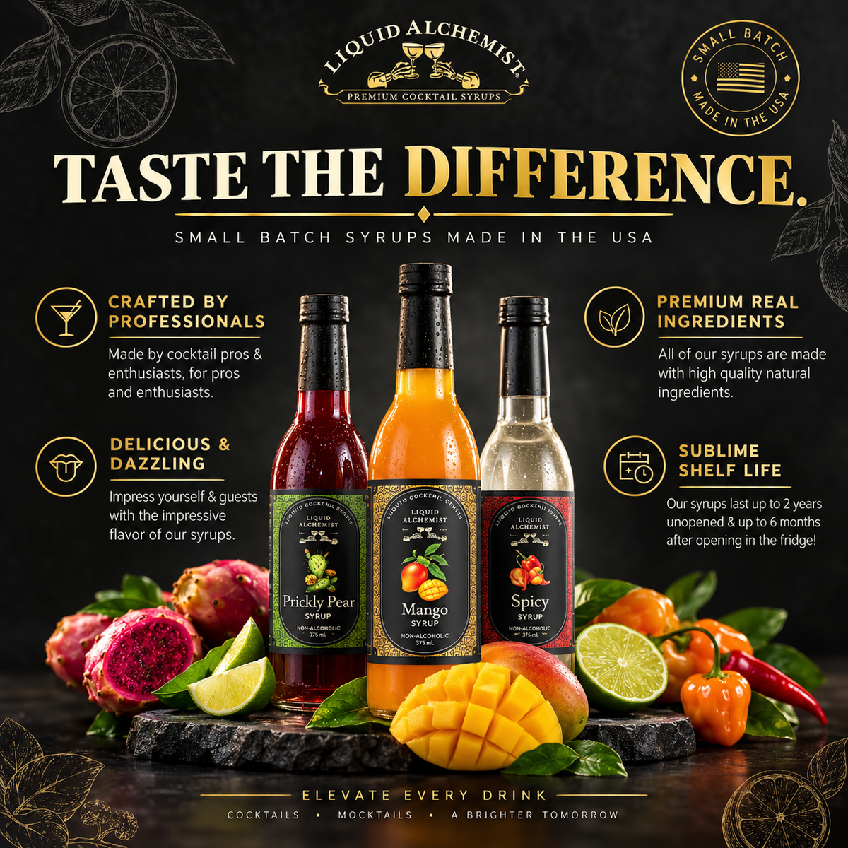 Margarita Syrup Trio - Liquid Alchemist