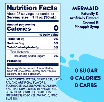 Mermaid™ Syrup - Jordan's Sugar Free
