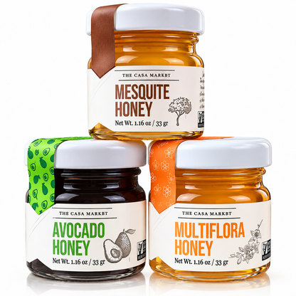 Mini Honey Trio - Mesquite, Avocado & Wildflower