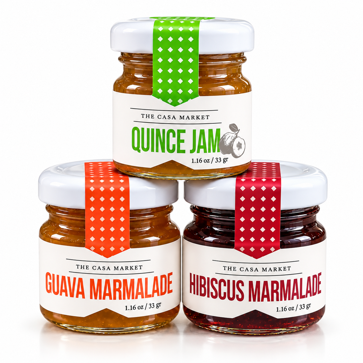 Mini Marmalade Variety Trio - Guava, Quince & Hibiscus