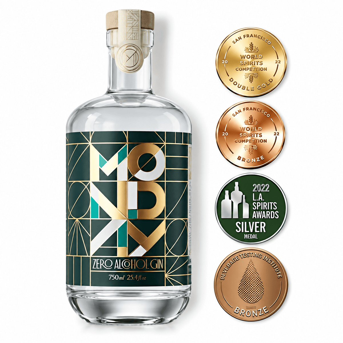 Non-Alcoholic Spirit Trio - Monday Zero Alcohol