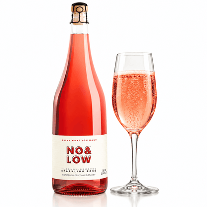 Non-Alcoholic Sparkling Rosé - No & Low