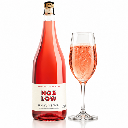 Non-Alcoholic Sparkling Rosé Wine - No & Low