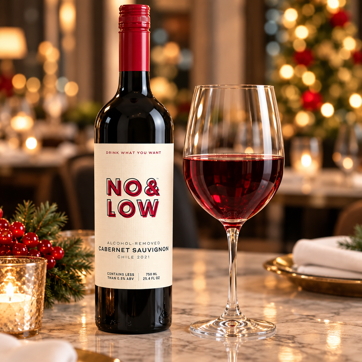 Non-Alcoholic Cabernet Sauvignon - No & Low
