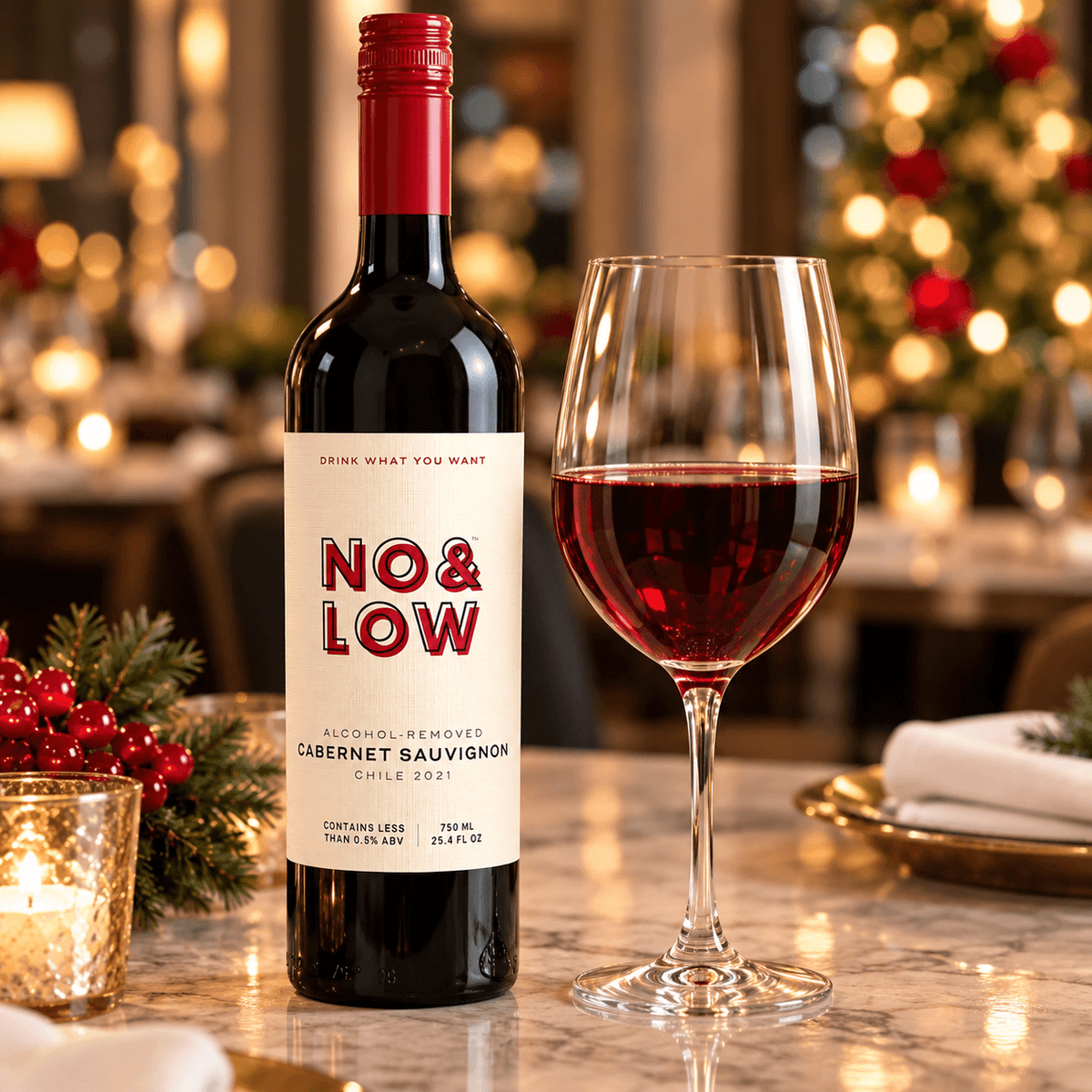 Non-Alcoholic Wine Duo - Chardonnay & Cabernet Sauvignon - No & Low