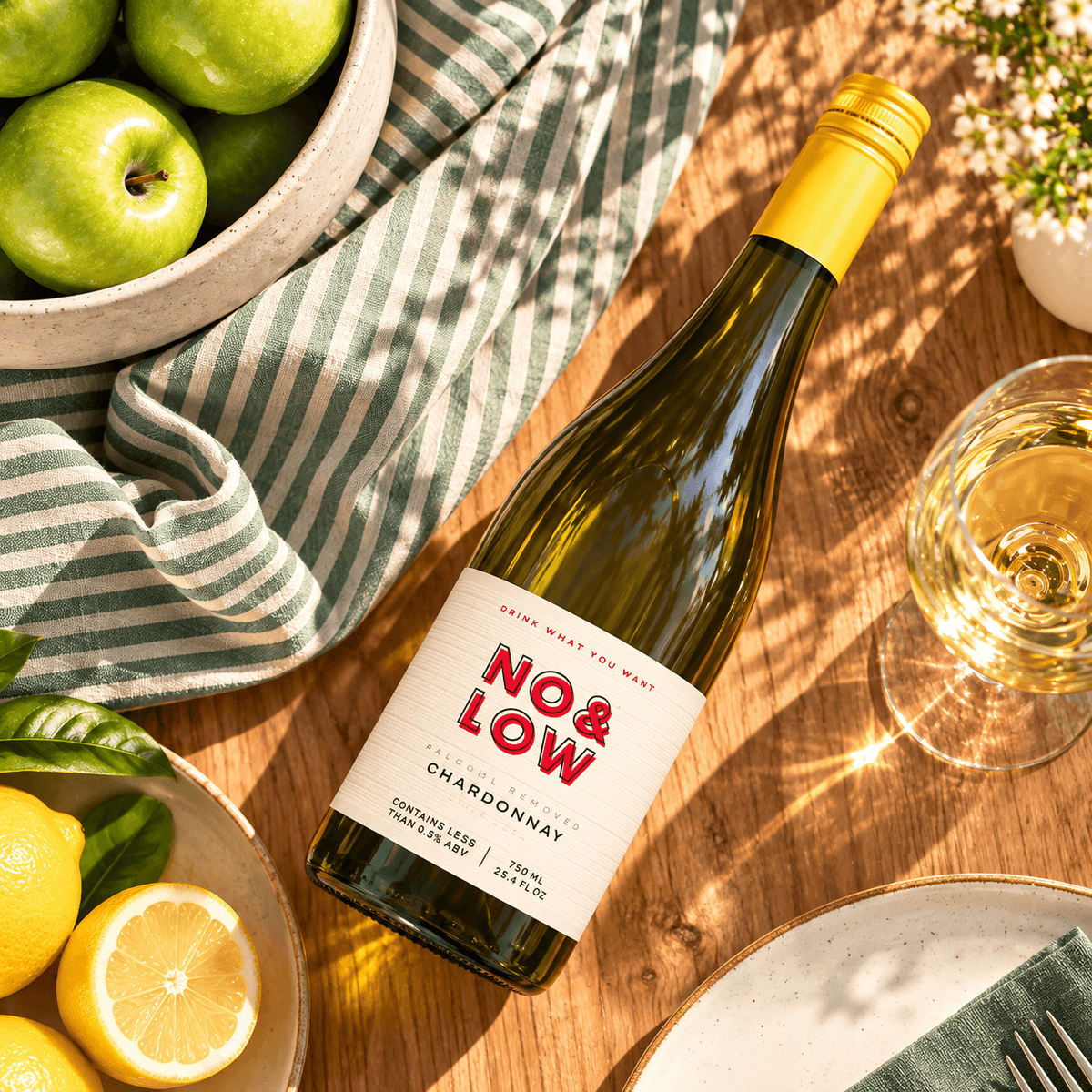 Non-Alcoholic Wine Duo - Chardonnay & Cabernet Sauvignon - No & Low