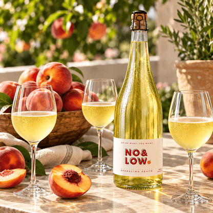 Non-Alcoholic Sparkling Wine Duo - Rosé & Peach - No & Low