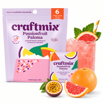 Passionfruit Paloma Cocktail Mixer - Craftmix 6-Pack