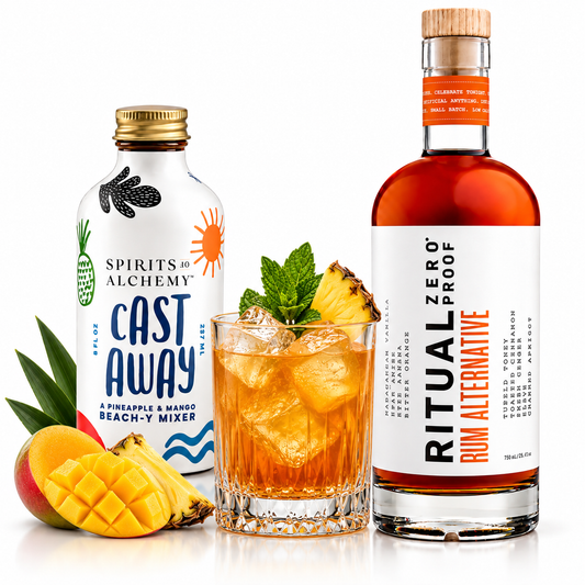 Ritual Zero Proof Rum & Pineapple Mango Mixer Duo