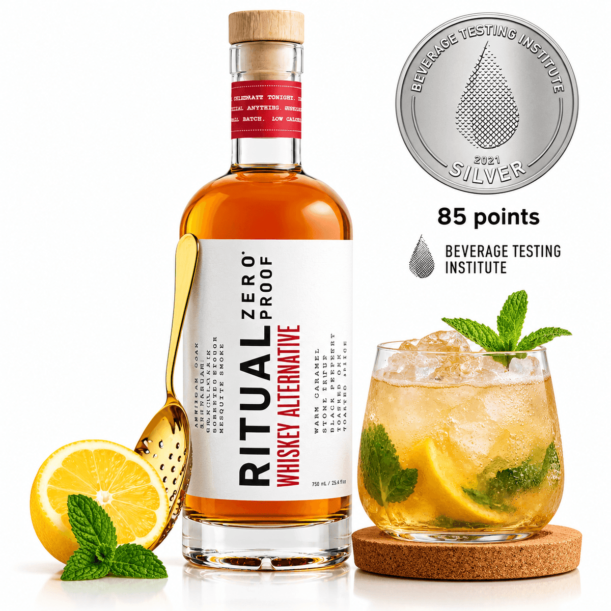 Non-Alcoholic Whiskey - Ritual Zero Proof Whiskey Alternative