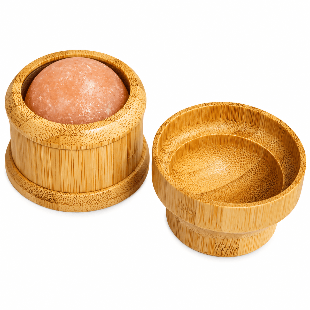 Himalayan Salt Massager - Bamboo Massage Tool