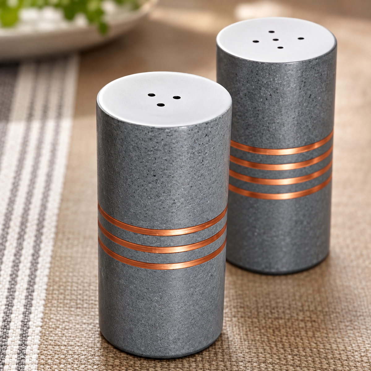 Salt and Pepper Stone Shakers - Fair Trade