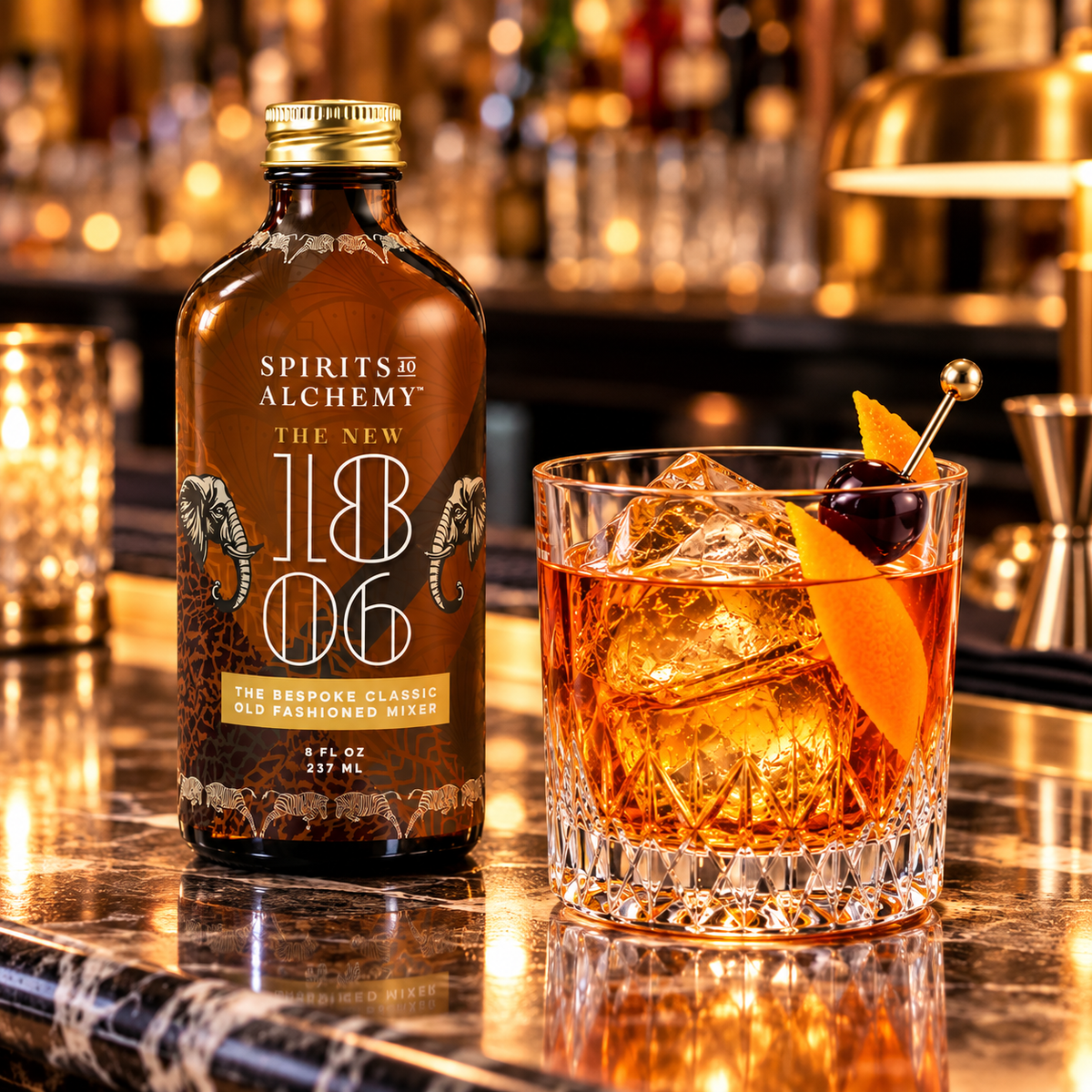 Free Spirits Bourbon & 1806 Old Fashioned Mixer Duo