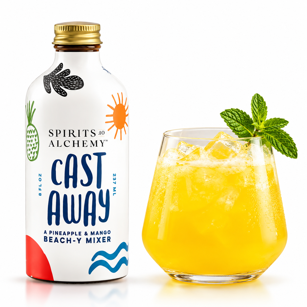 Pineapple Mango Cocktail Mixer - Spirits of Alchemy