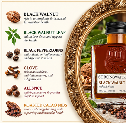 Black Walnut Cocktail Bitters - Strongwater