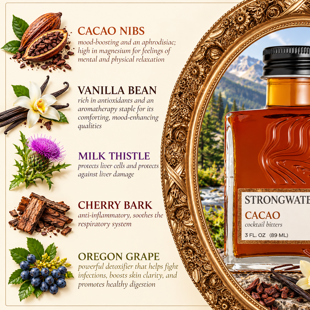 Cacao Cocktail Bitters - Strongwater